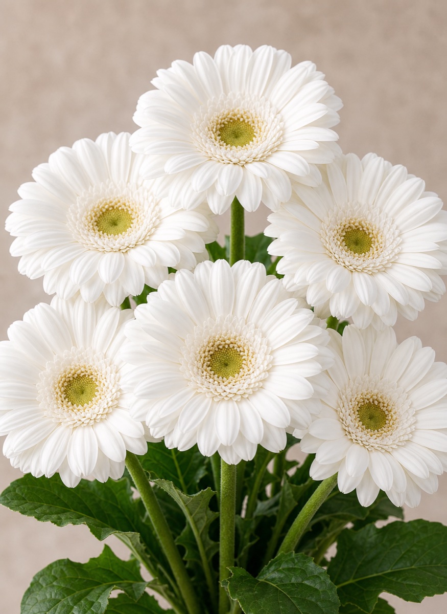 Gerbera Daisy - White