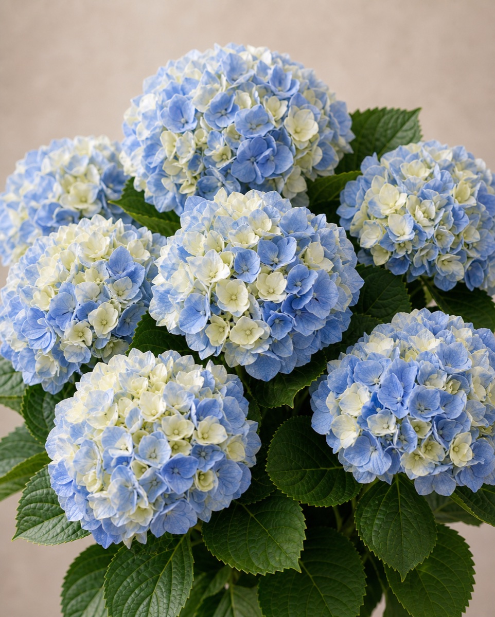 Blue Ivory Mist Hydrangea