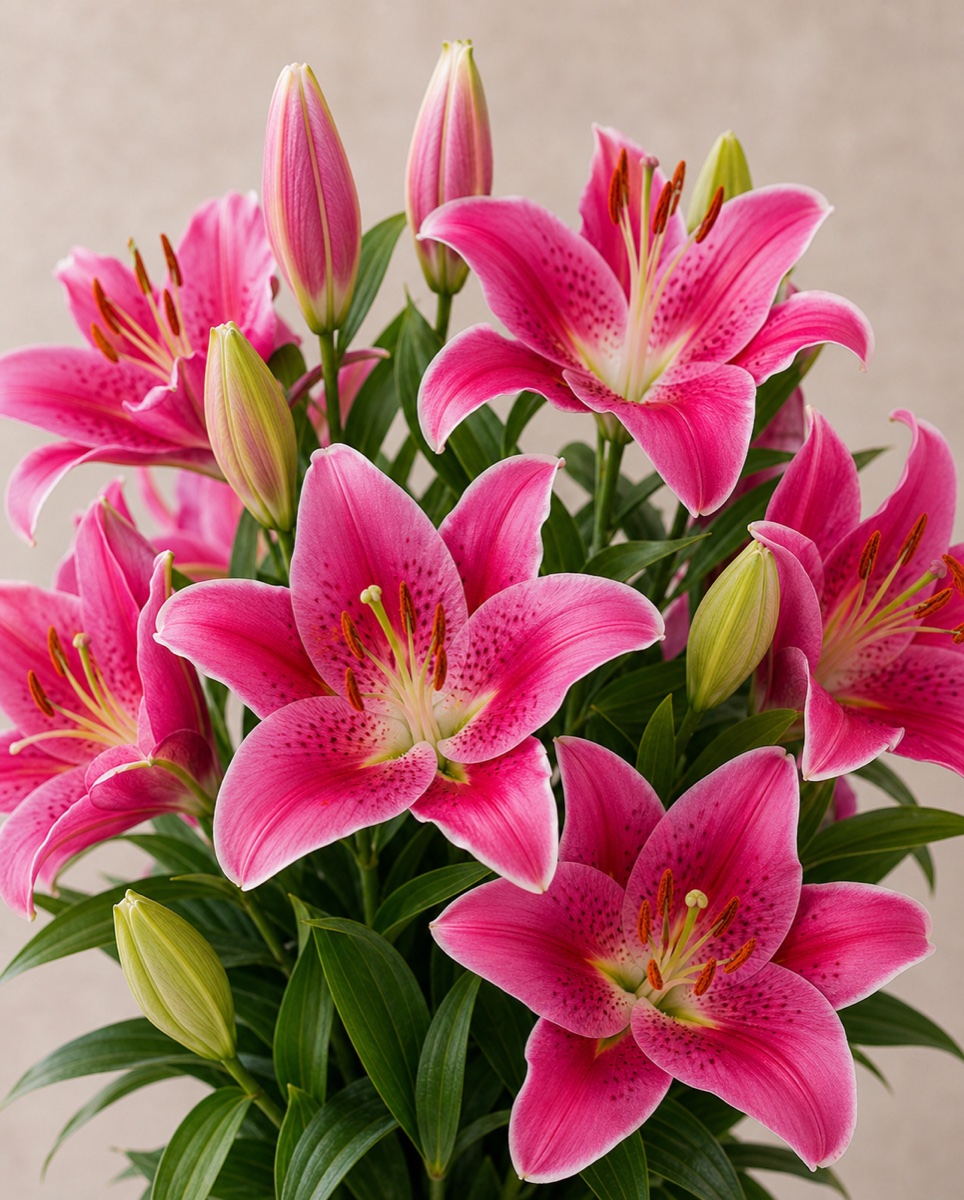 Hot Pink Lily