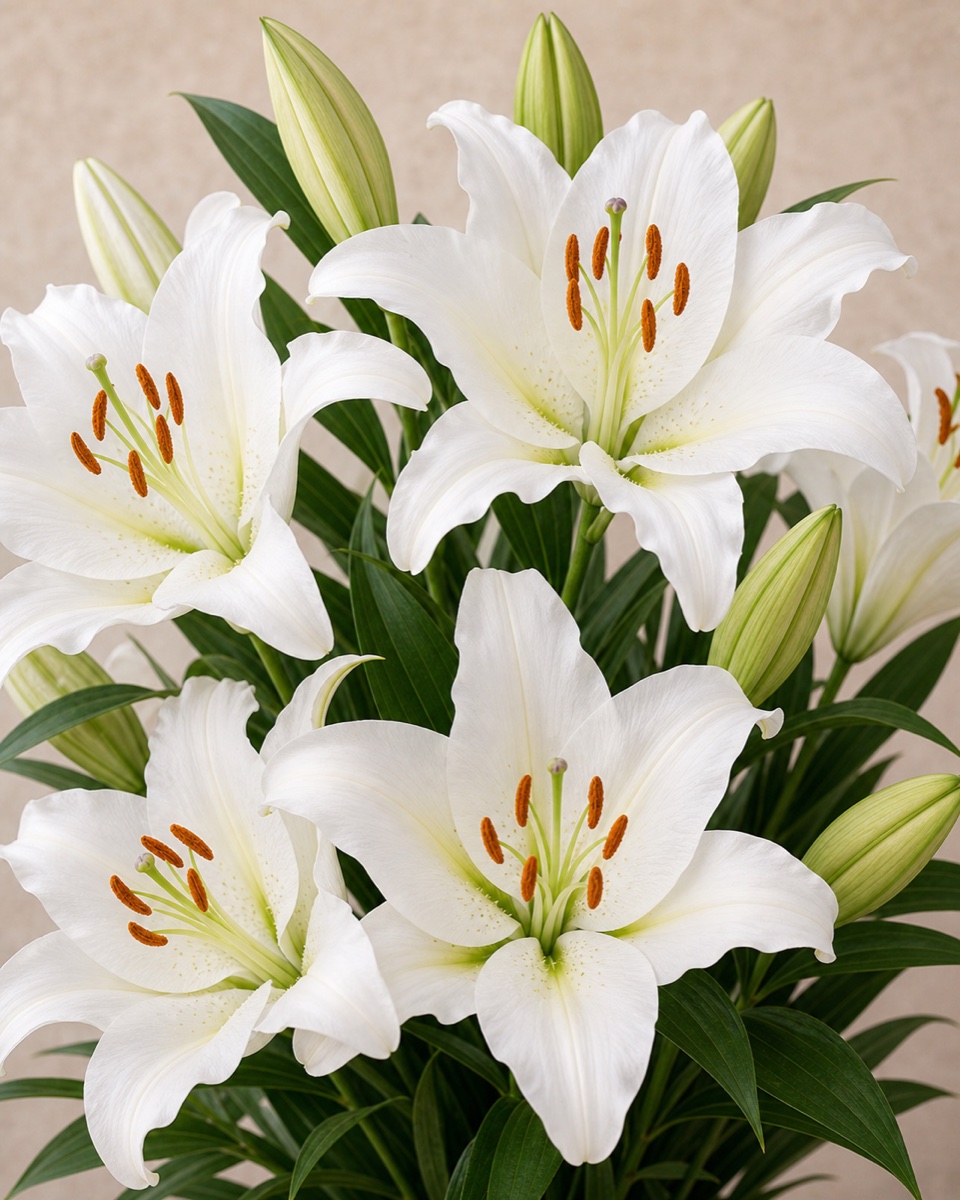 White Oriental Lily