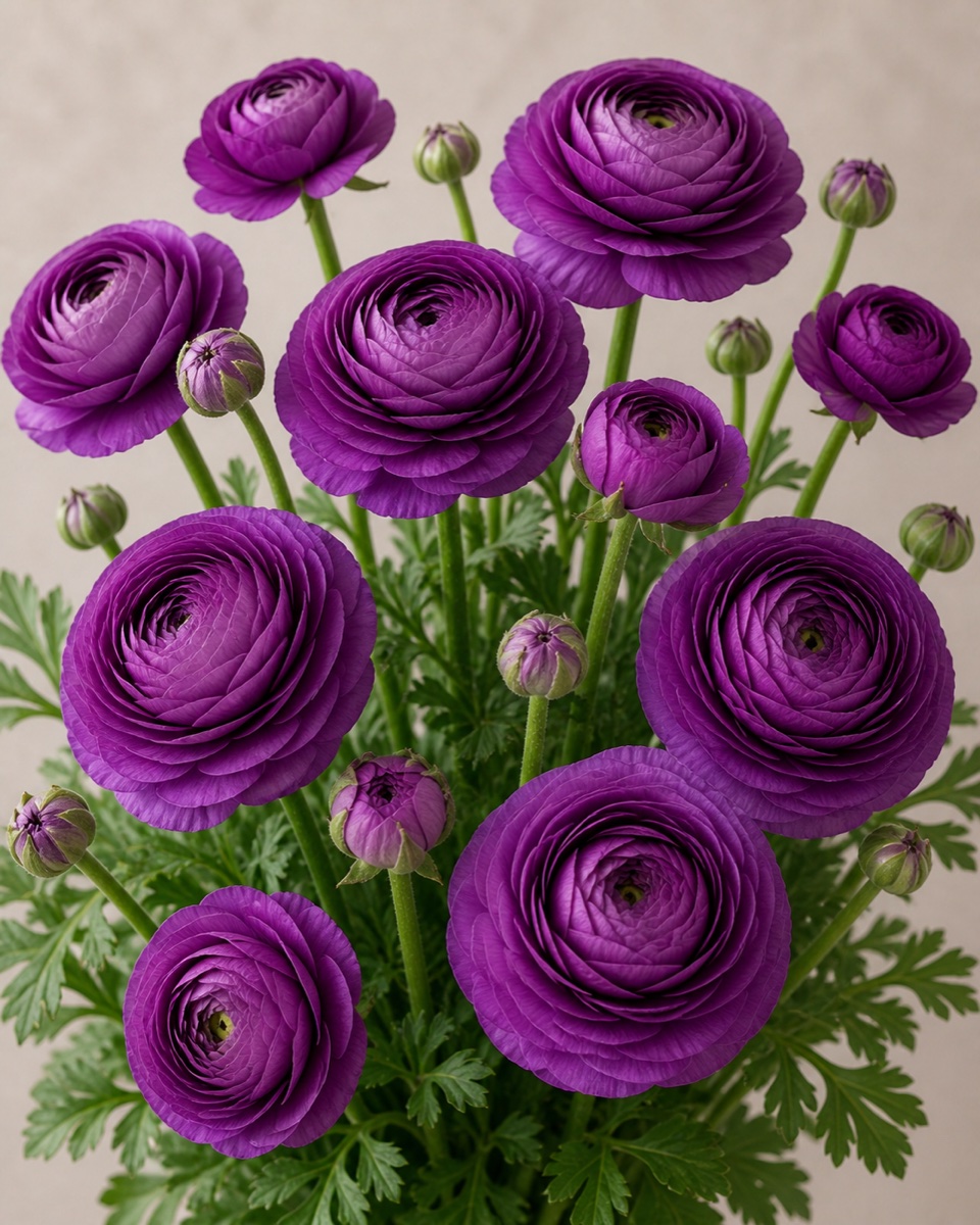 Purple Ranunculus