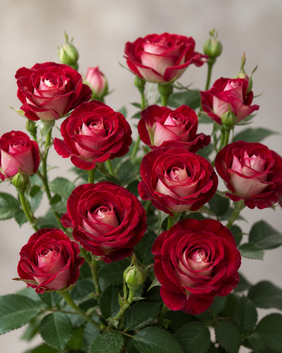Diamond Eyes Miniature Rose