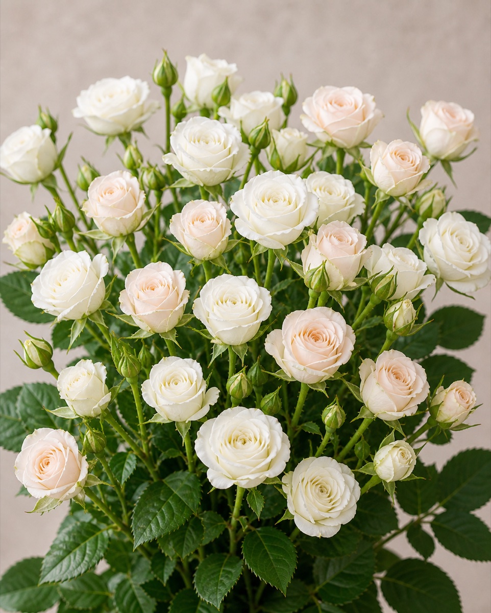 Sunblaze Bridal Miniature Rose