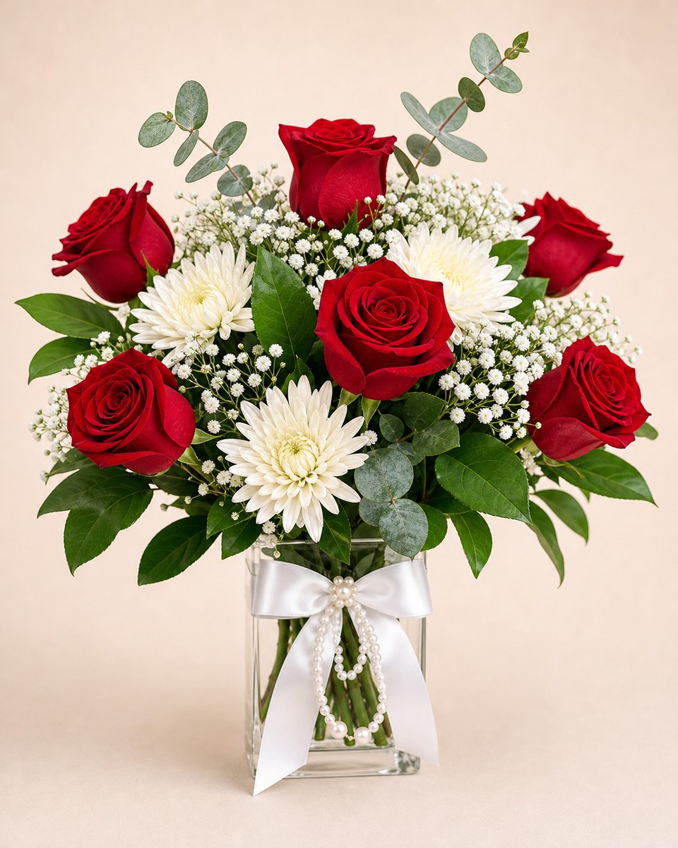Explorer Rose Glass Vase