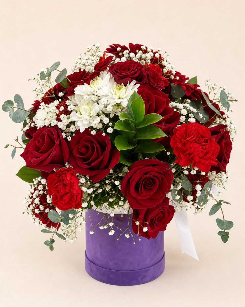 Explorer Rose Large Cylinder Arrangement